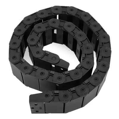 18mm x 50mm Openable Plastic Cable Drag Chain 1M Long Wire Carrier Drag Chain