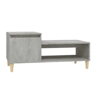 (Concrete grey) vidaXL Coffee Table Engineered Wood Side Sofa Accent Couch Table Multi Colours