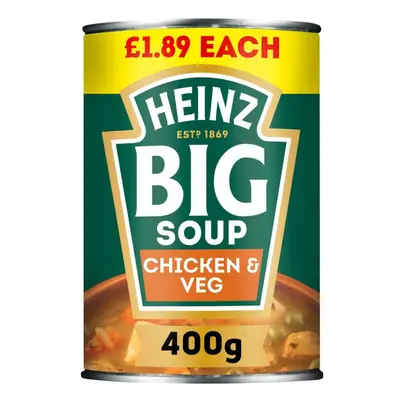 Heinz Big Soup Chunky Chicken & Vegetable 400g ( pack of )