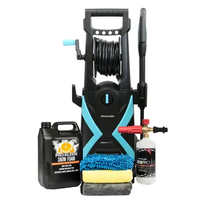 (Orange Snow Foam, Microfibre Kit, Snow Foam Lance & Pressure Washer Accessories) ProKleen Press