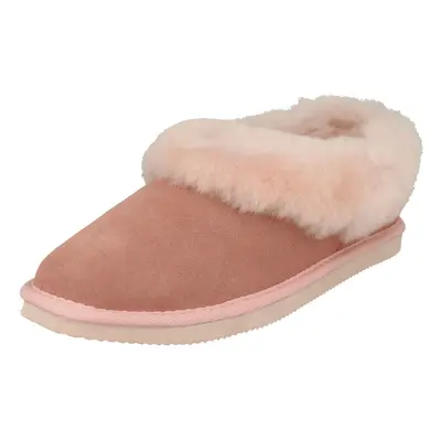 (UK 3, Pink Combi (Pink)) Ladies Padders Fur Trim Slippers Cuddle - 2E Fit