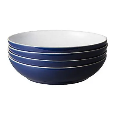 Denby Elements Dark Blue Piece Pasta Bowl Set