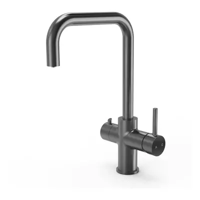 3-In-1 Hot Water Kitchen Tap With Tank & Filter, Gun Metal Grey - SIA HWT3GM