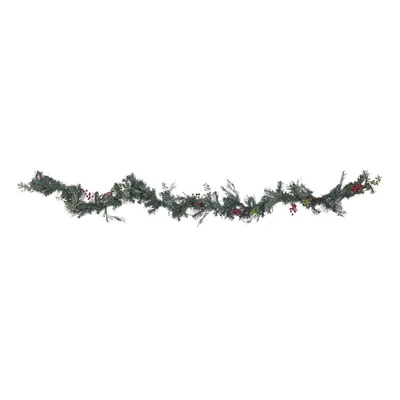 Pre-Lit Christmas Garland cm Green ELBRUS