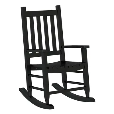 (black, pcs) vidaXL Rocking Chairs for Children Outdoor Rocker Chair Solid Wood Poplar