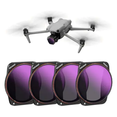 NEEWER ND/PL FILTER KIT(ND8/PL&ND16/PL&ND32/PL&ND64/PL)FOR DJI AIR