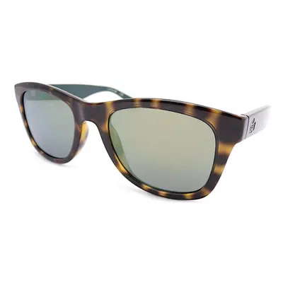 LACOSTE Sunglasses Brown Havana with Black/ Gold Mirror Lens L789