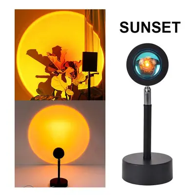 (SUNSET) USB Rainbow Sunset Red Projector Led Night Light