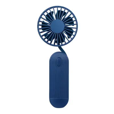 (Blue) 2000mAh USB Portable Fan Hanging Neck Fan Rechargeable Mini Sports Fans Gears Adjustable 