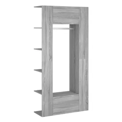 (Grey sonoma) vidaXL 1/2x Hallway Cabinets Engineered Wood Indoor Furniture Multi Colours