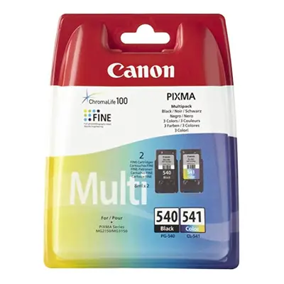 PG and CL Ink Cartridges Pack of 2, Black and Colour