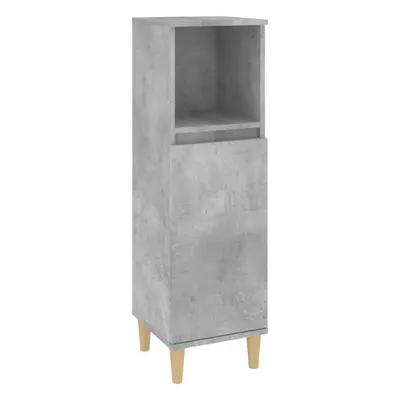 (concrete grey) vidaXL Bathroom Cabinet Cupboard Washroom Storage Cabinet Engineered Wood