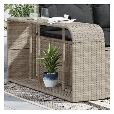 vidaXL Storage Shelves pcs Light Grey Poly Rattan