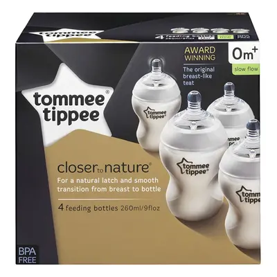 Tommee Tippee Closer to Nature 260ml/9oz Bottles x