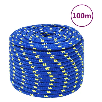 (blue, mm/ m) Marine Rope Dock Coil Boat Line Polypropylene Rope Multi Sizes Multi Colours