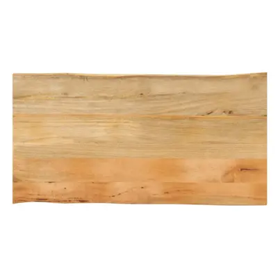 vidaXL Table Top Live Edge Replacement Board Dining Table Top Solid Wood Mango