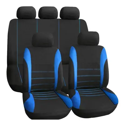 (Blue) Car Seat Cover Auto Interior Accessories Universal Styling