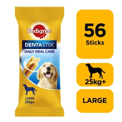 56 Pedigree Dentastix Daily Adult Large Dog Treats Dental Sticks Dog Chews