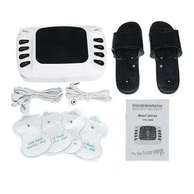 (US Plug, Shoes Model) Electric Full Body Pulse Tens Acupuncture Therapy Massager