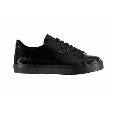 (UK / EU 36) Kickers Tovni Lacer Patent Leather YF Girls School Shoes Black