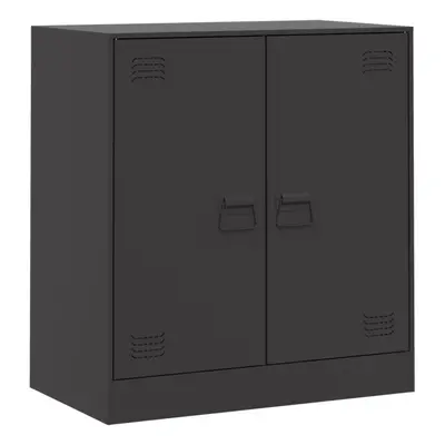 (black) vidaXL Sideboard Home Storage Cupboard Side Cabinet Highboard Anthracite Steel