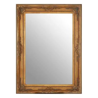 Premier Housewares Wall Mirror / Mirrors For Garden / Bathroom / Living Room With Carving Rectan