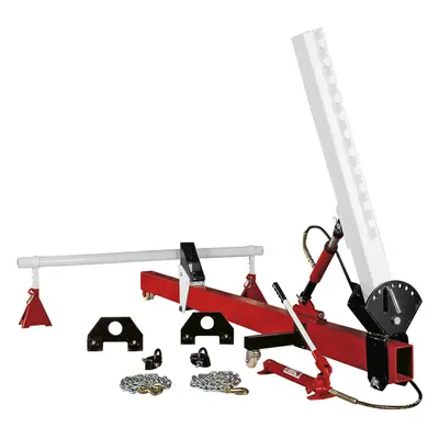 Heavy Duty Straightener Kit with Variable Upright - Manual Hydraulic Pump & Ram