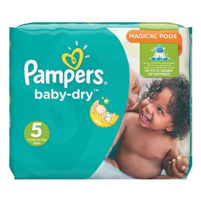 144pk Pampers Baby-Dry Nappies Monthly Saving Pack - Size