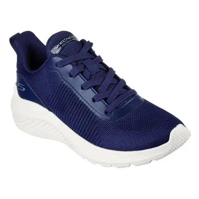 (8 UK, Navy) Skechers Womens/Ladies Bobs Squad Waves Trainers