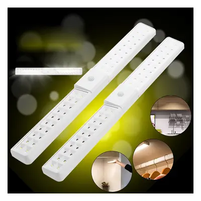 LED Under Cabinet Cupboard Counter Strip Bar PIR Motion Sensor Light Kitchen