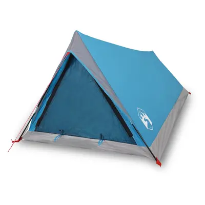 (blue) vidaXL Camping Tent Persons Outdoor Hiking Portable Dome Tent Waterproof