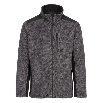 (XXL, Dark Grey Stripe) Trespass Mens Fleece Jacket Full Zip Faratino