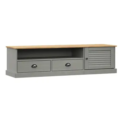 (grey) vidaXL TV Cabinet TV Unit Sideboard Cabinet TV Stand VIGO Solid Wood Pine