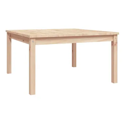 (natural pine, 82.5 x 82.5 x cm) vidaXL Garden Table Outdoor Table Patio Wooden Dining Table Sol