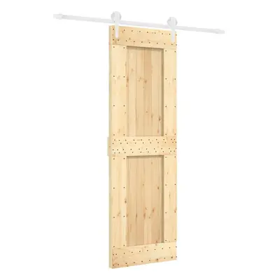 vidaXL Sliding Door with Hardware Set Interior Door Barn Door Solid Wood Pine