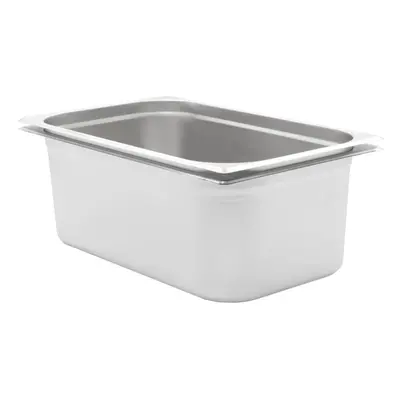 vidaXL 2x Gastronorm Containers GN 1/1 200mm Stainless Steel Stackable Tray