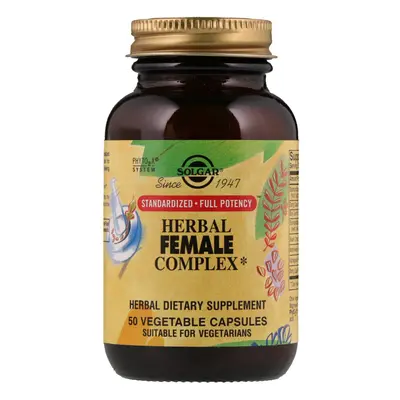 Solgar, Herbal Female Complex, Vegetable Capsules