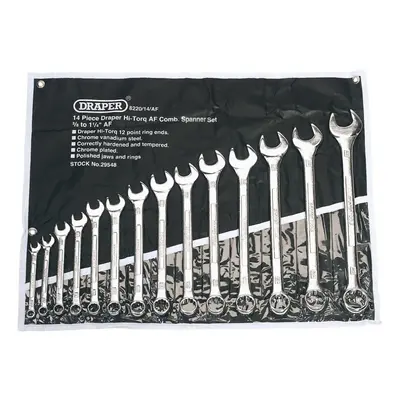 Draper 14 Piece Hi-Torq AF Comb. Wrench Set