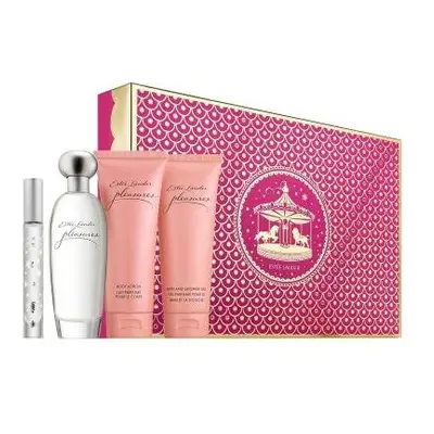 Pleasures Pcs Set For Women: 3.4 Eau De Parfum Spray + 3.4 Body Lotion + 3.4 Bath And Shower Gel