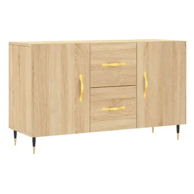 vidaXL Sideboard Storage Side Cabinet Cupboard Sonoma Oak Engineered Wood