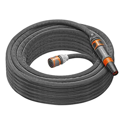 Liano Life Textile Hose 1/2 inch, 15m: Highly flexible textile garden hose, with PVC inner tube,