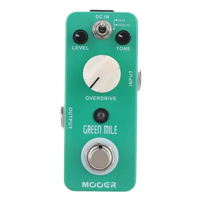 Green Mile Micro Mini Overdrive Electric Guitar Effect Pedal True Bypass