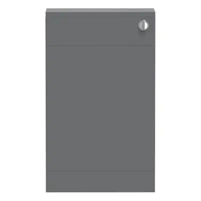 NRG 500mm Toilet Back To Wall WC Unit Bathroom Furniture Gloss Grey