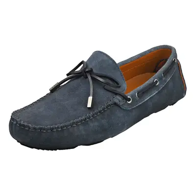 (11) Guess Fm6galsue14 Mens Loafer Shoes in Blue