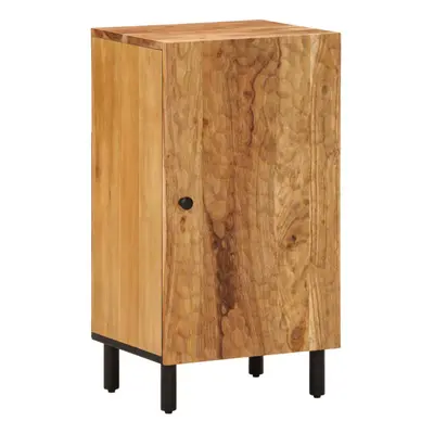 (natural, solid acacia wood) vidaXL Side Cabinet Storage Cabinet Cupboard Sideboard Highboard So