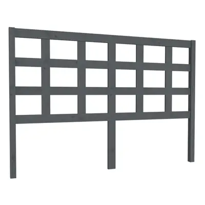 (grey, 145.5 x x cm) vidaXL Bed Headboard Home Bedroom Decorative Bed Header Panel Solid Wood Pi