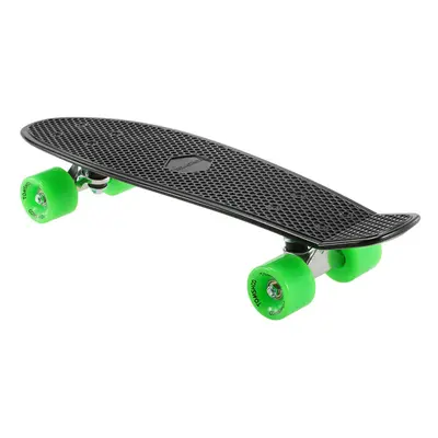 (Black) Inch Skateboard Cruiser Board PU Wheels Skate Complete Deck