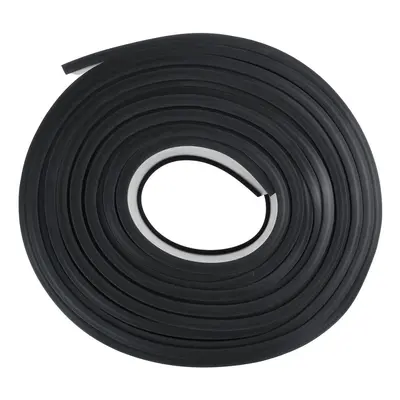 5M Rubber Strip Garage Door Bottom Weather Seal Trim T-End Buffer Anti-collision Damping For 16'