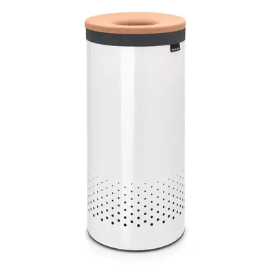 Brabantia - Laundry Bin - Cork Lid - Portable Laundry Bag Inside - Quick-drop Opening - Basket w