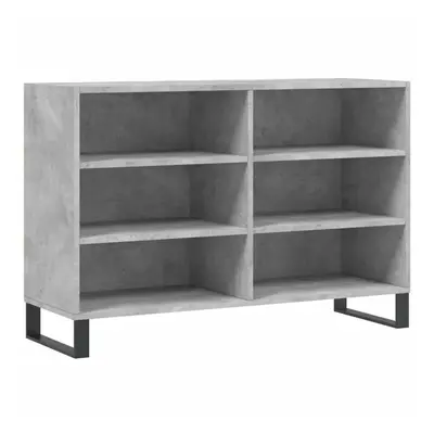 vidaXL Sideboard Storage Side Cabinet Cupboard Concrete Grey Engineered Wood